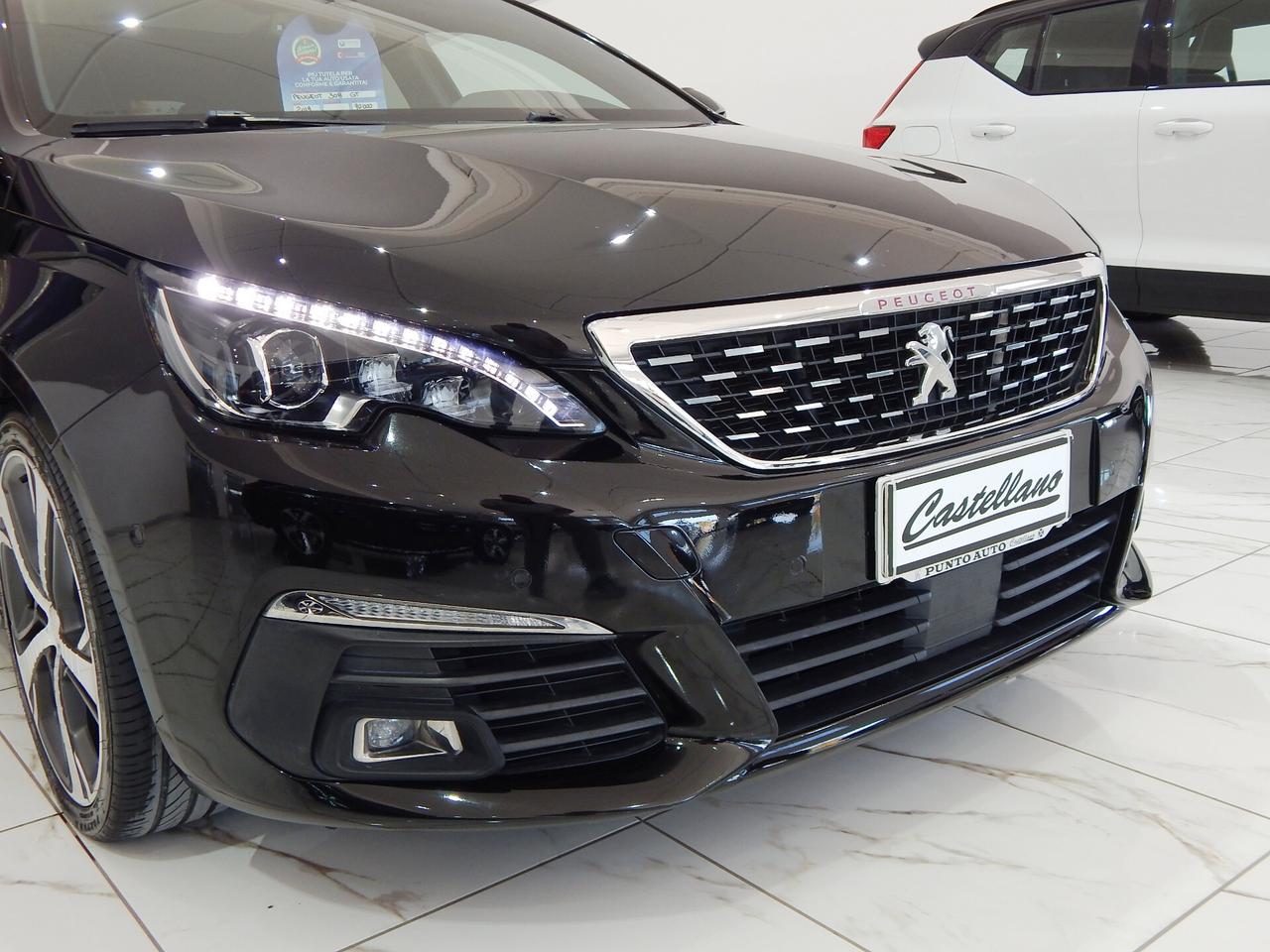 Peugeot 308 2.0 bluehdi GT 180CV EAT8 TETTO-NAVI-PELLE-SOUND