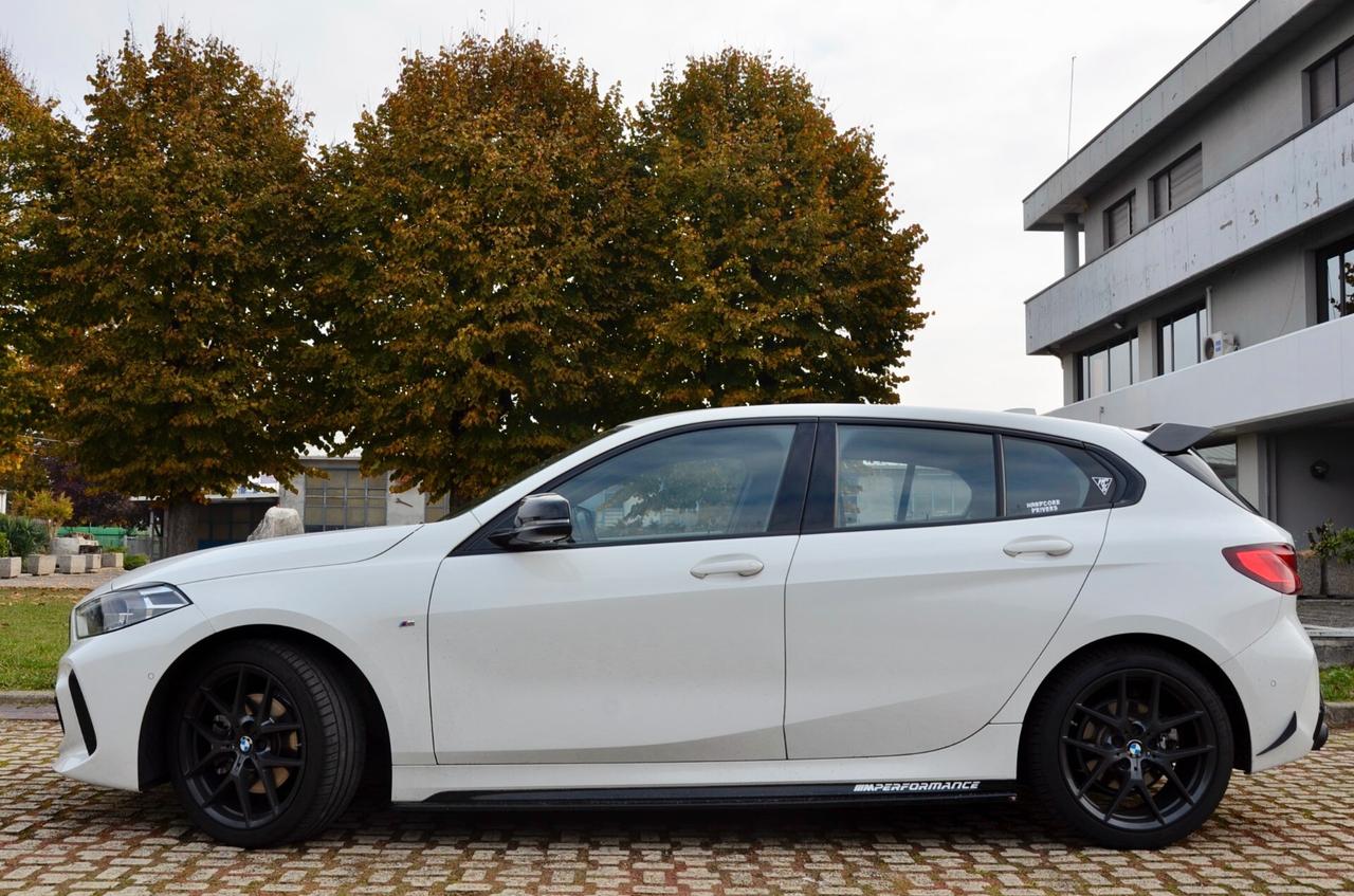 BMW 118i MSPORT 5p 136cv AUTO, UFF ITALIANA, EURO 6D, FARI LED, SEDILI IN ALCANTARA, 18", PERMUTE