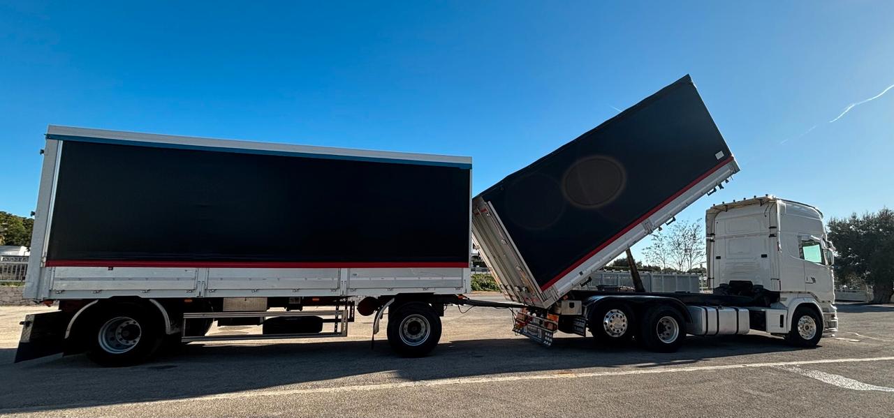 SCANIA R-500 + RIMORCHIO CENTINATO