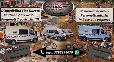Fiat Ducato Multicab/Crewcab 7 posti..!!!