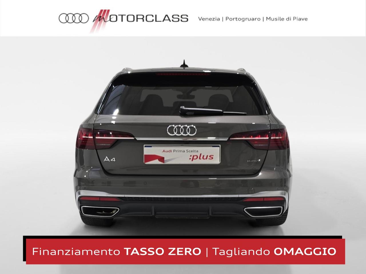 Audi A4 avant 40 2.0 tdi mhev 204cv s line edition quattro s tronic