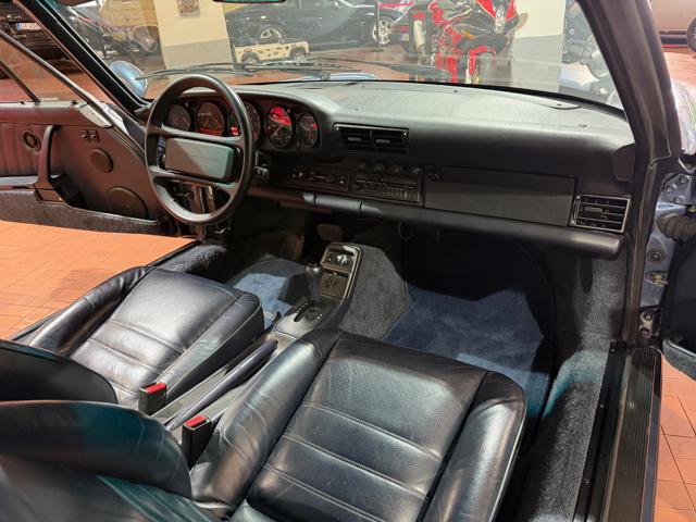 PORSCHE 964 Cabrio-Baltic Blu-Pelle Blu-Capote Blu