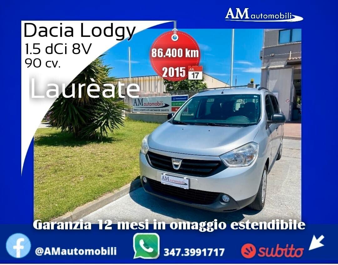 Dacia Lodgy 1.5 dCi 8V 90 cv. 5 posti Lauréate