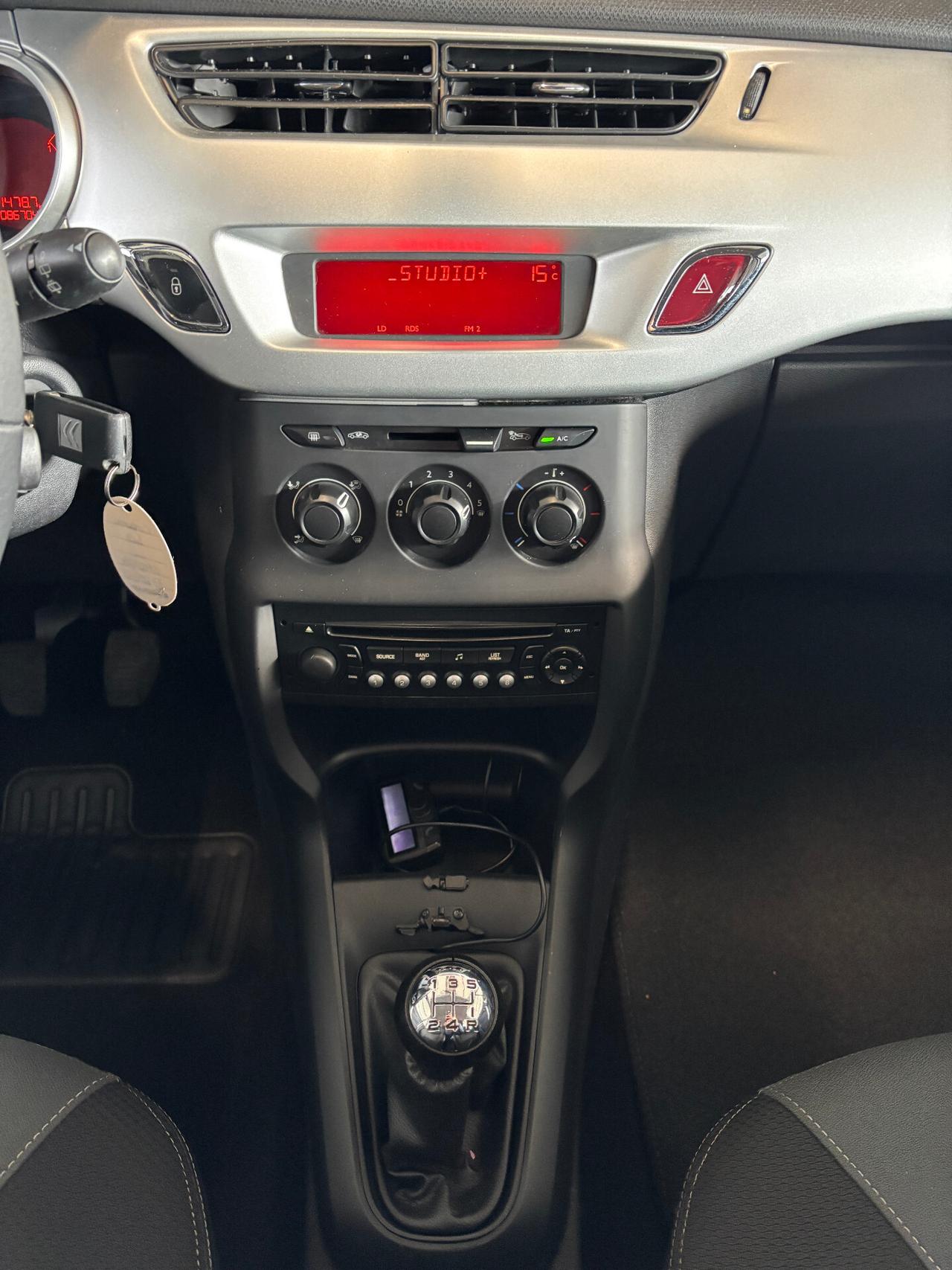 Citroen C3 1.1 BENZINA 44KW 60CV Exclusive NEOPATENTATO