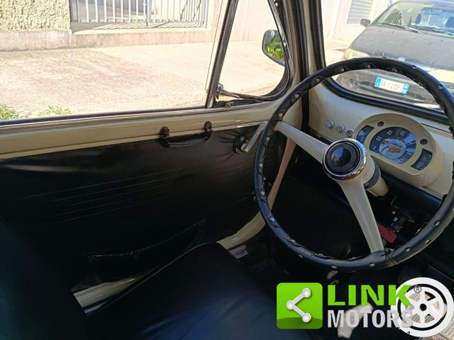 FIAT 600 D FANALONA LIBRETTO E TARGHE ORIGINALI