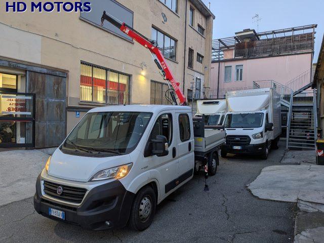 FIAT Ducato 35 2.3 MJT 130 CV maxi doppia cabina gru