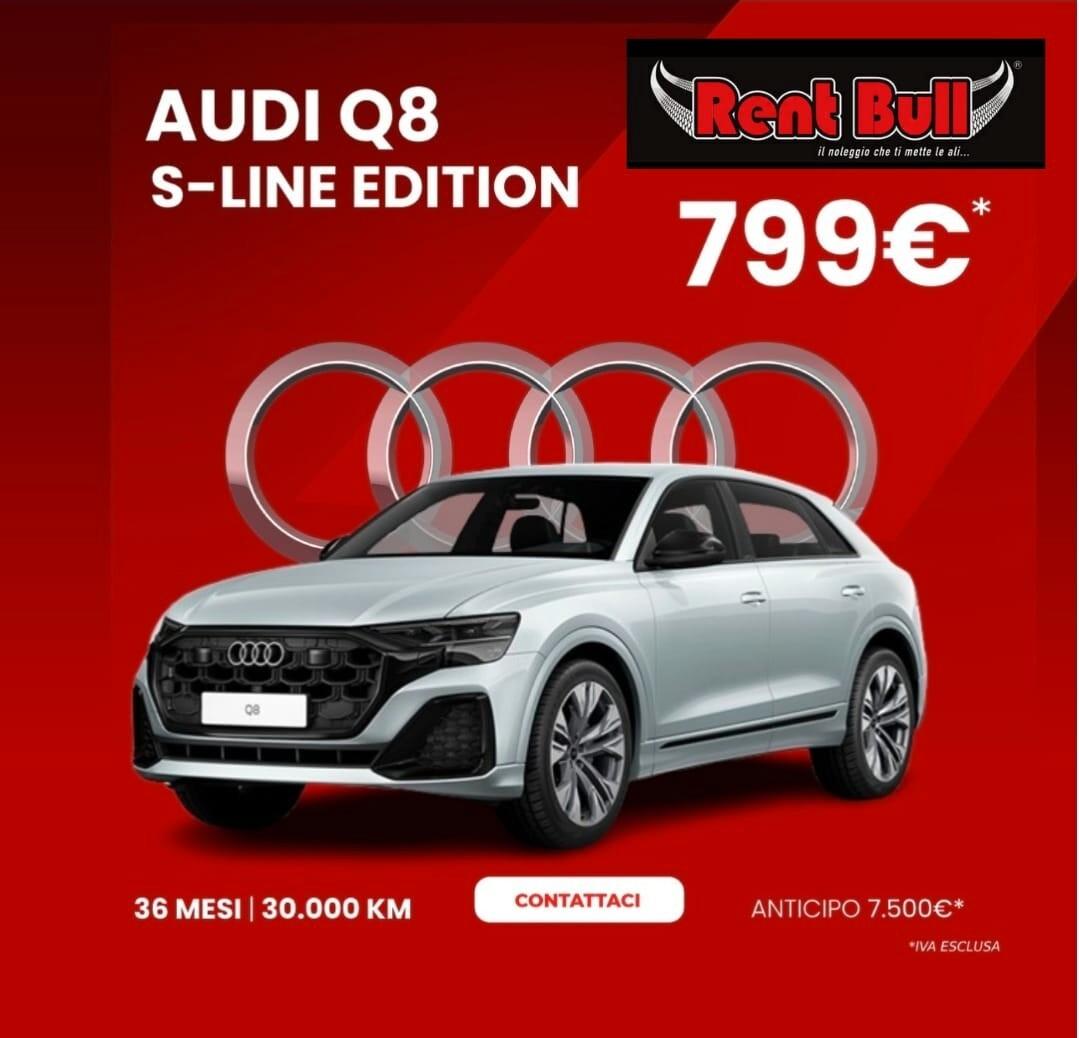 NOLEGGIO A LUNGO TERMINE AUDI Q8 S-LINE EDITION