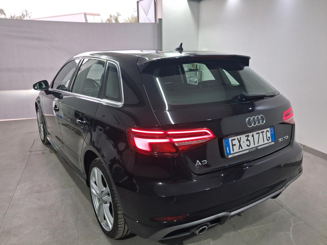 Audi A3 SPB 30 TDI S tronic s line iva deducibile