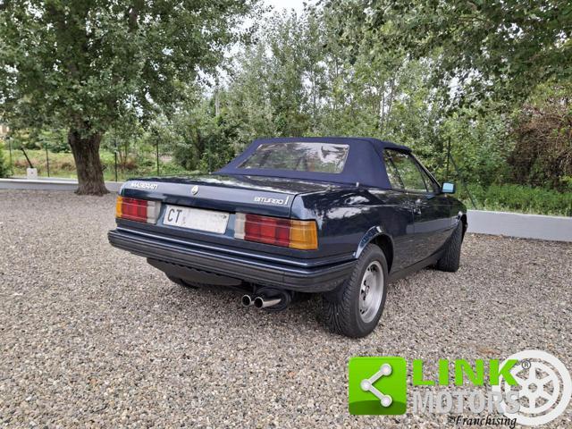 MASERATI Biturbo Iniezione Spyder Zagato ASI ORO