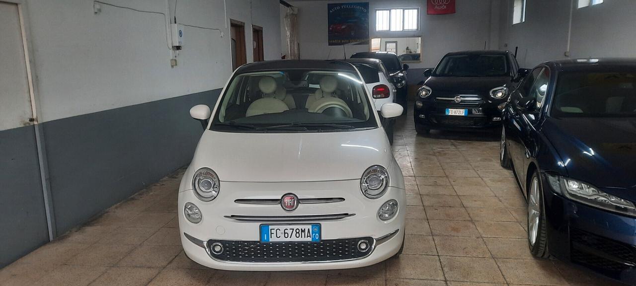 Fiat 500 cc0.9 twinair turbo metano cambio automatico anno 2016
