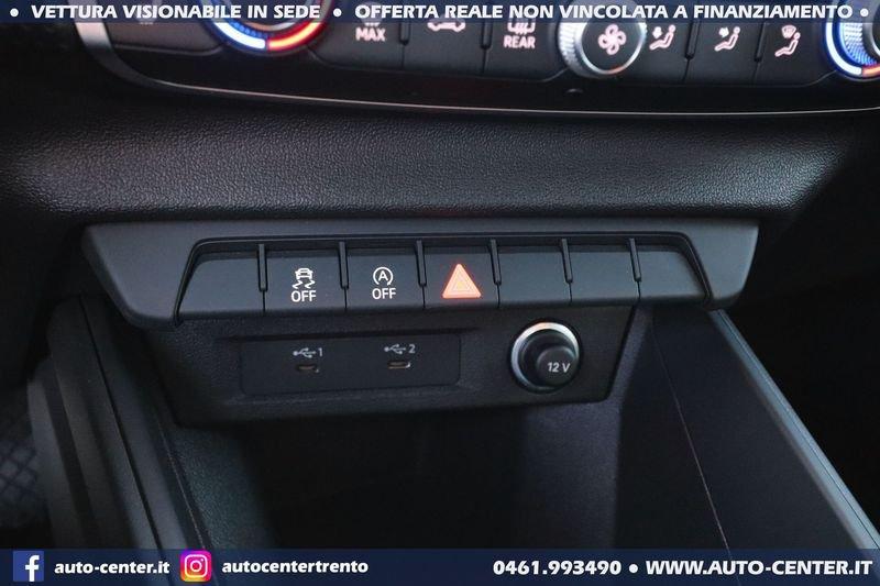 Audi A1 SPB 30 TFSI MANUALE Admired LED