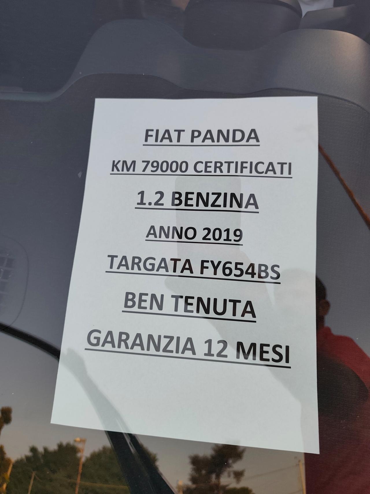 Fiat Panda 1.2 BENZINA GARANZIA 12 MESI