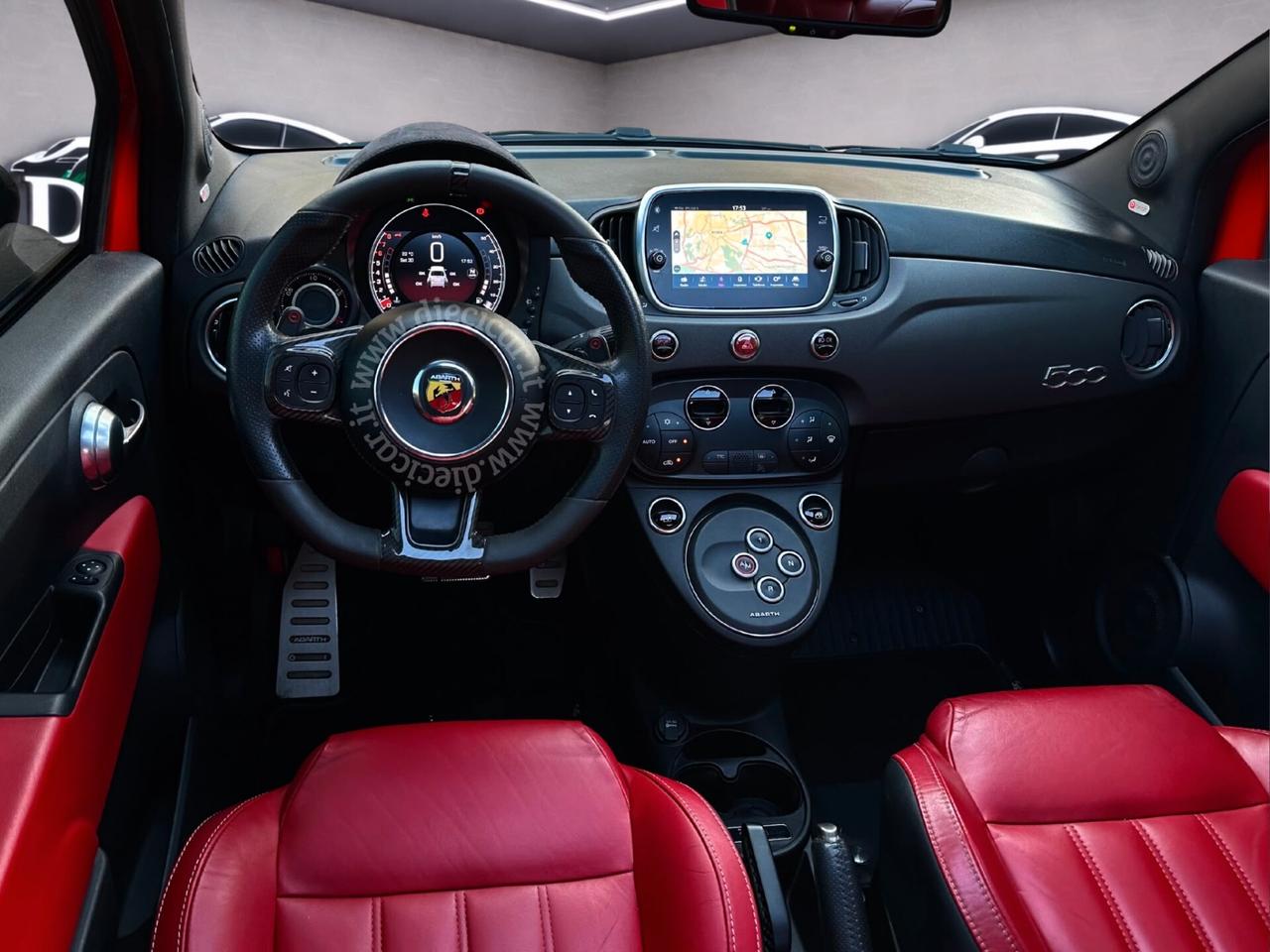 Abarth 595 1.4 Turbo T-Jet 180 CV MTA Competizione TETTO XENO PDC AUDIO BEATZ ANTIFURTO PELLE TAGLIANDI UFFICIALI