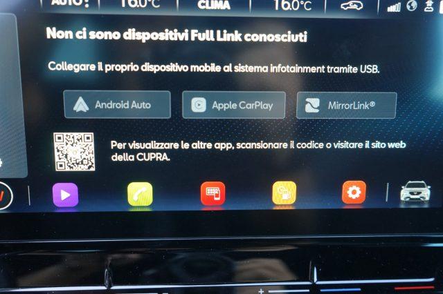 CUPRA Formentor 1.5 TSI DSG Certificata Pari al nuovo Uniprop.
