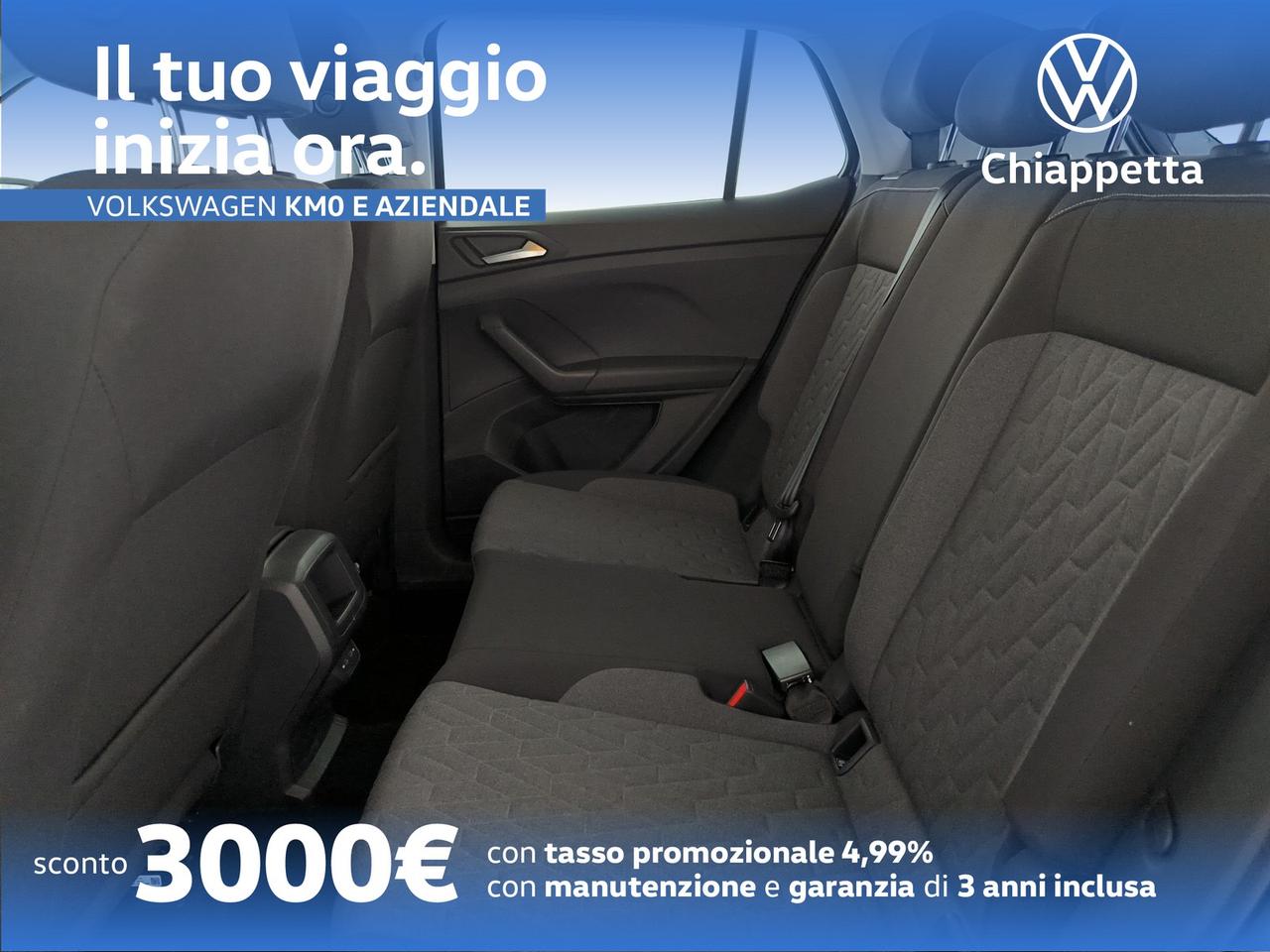 Volkswagen T-Cross 1.0 tsi life 95cv
