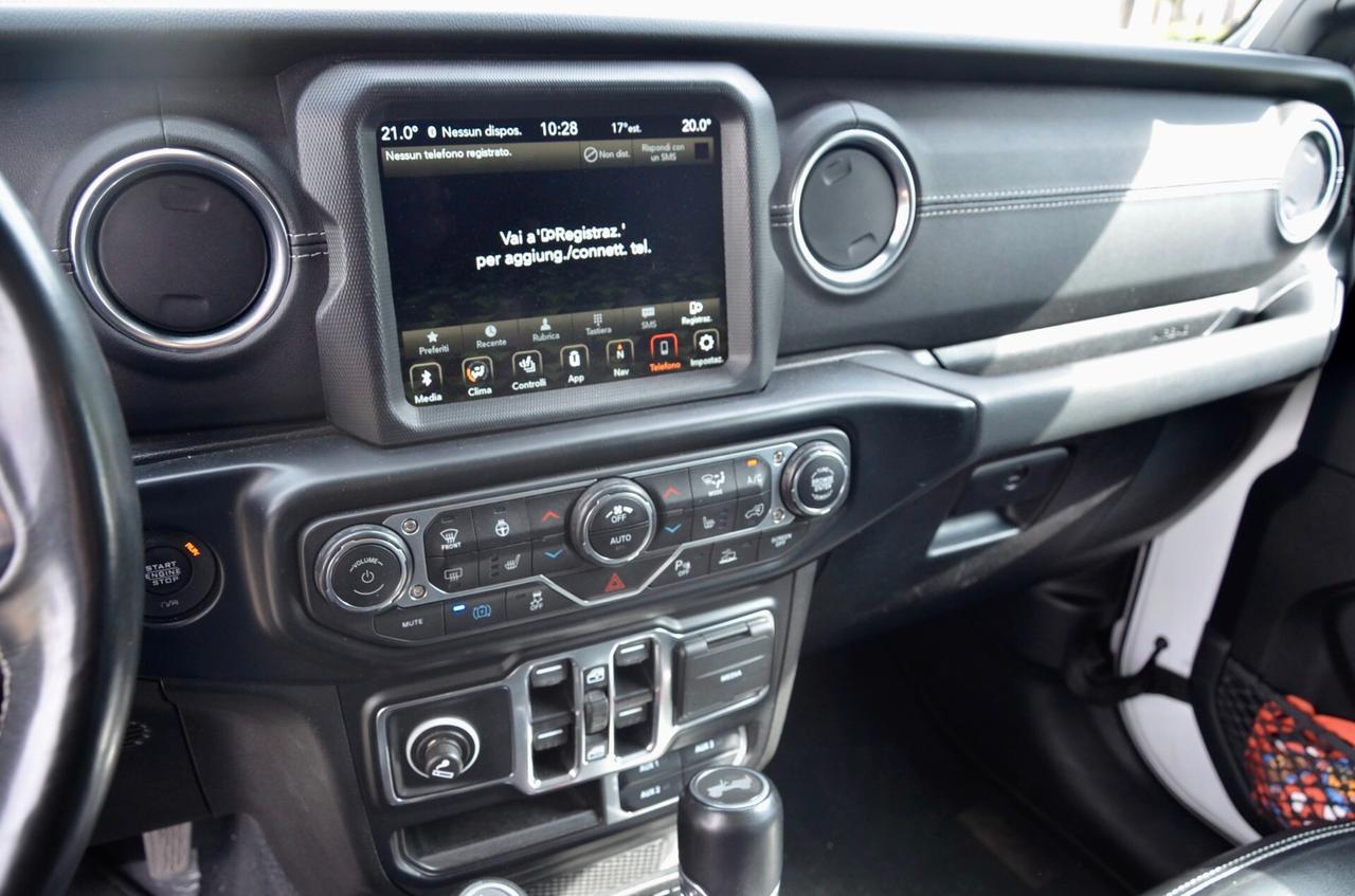 JEEP WRANGLER UNLIMITED 2.0 PHEV SAHARA 4xe 380cv AUTO, IVA COMPRESA, UFF ITALIANA, HI-FI ALPINE, FARI LED, PERMUTE