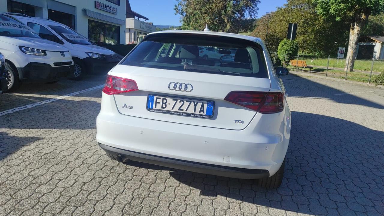 AUDI A3 SPORTBACK 5 POSTI 1.6 TDI 110CV