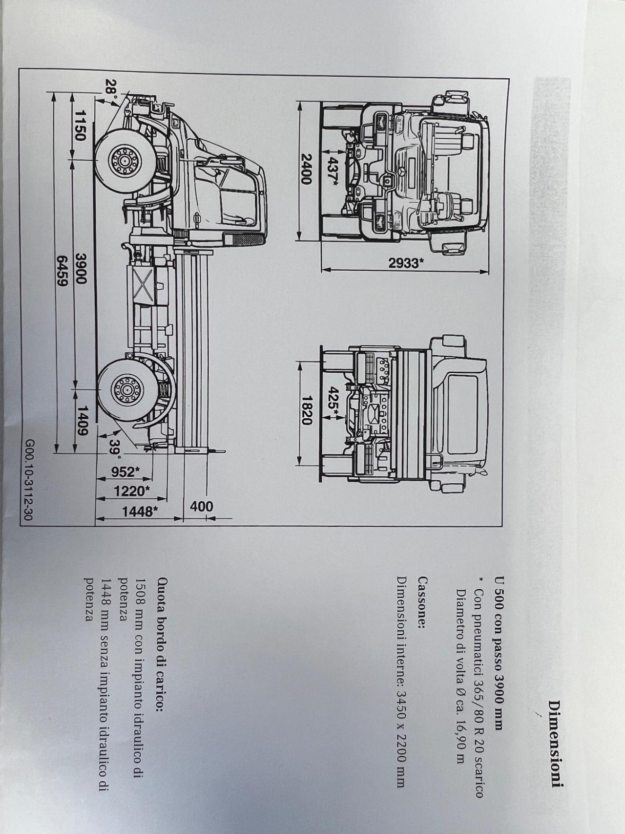 Mercedes-Benz Unimog U500 L Cisterna Ravasini