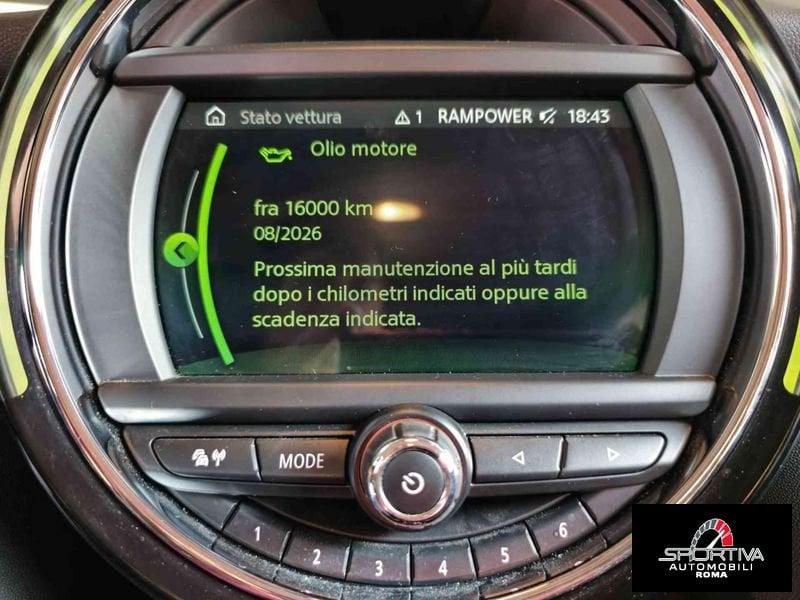 MINI Mini 5 porte 1.5 Cooper D AUTOMATICA NAVI SENSORI LED SERVICE BMW!1.5 Cooper