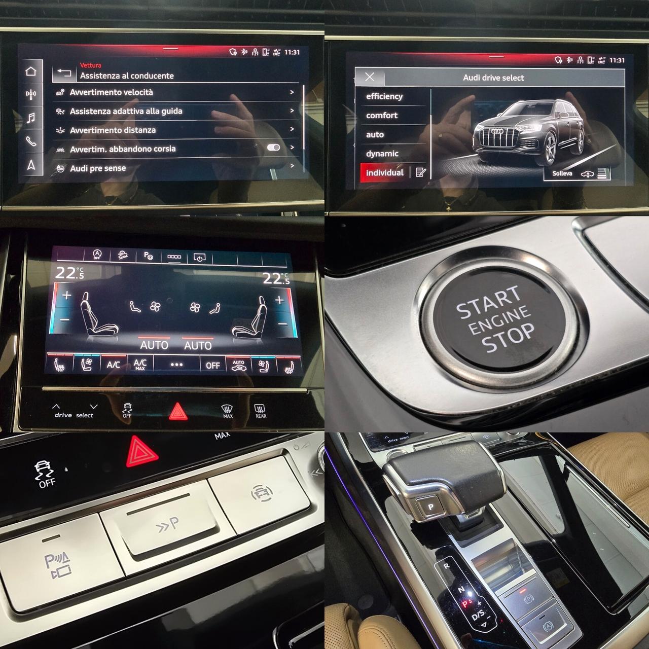 Audi Q7 50 TDI quattrO 7 POSTI 360 AMBIENT TOUR