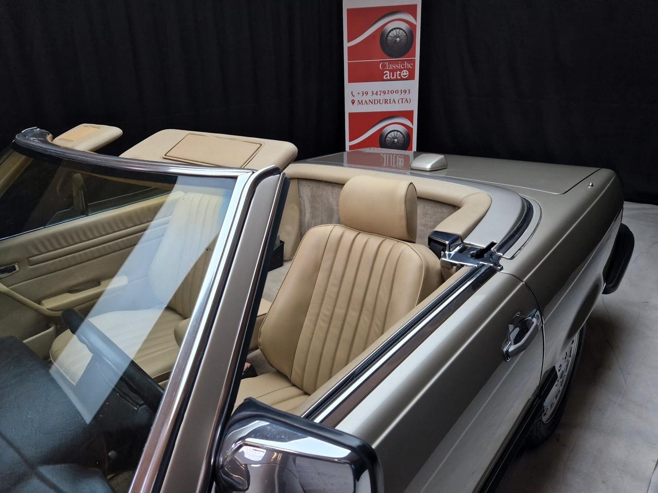Mercedes-benz SL 560 anno 1987 certificata ASI con CRS