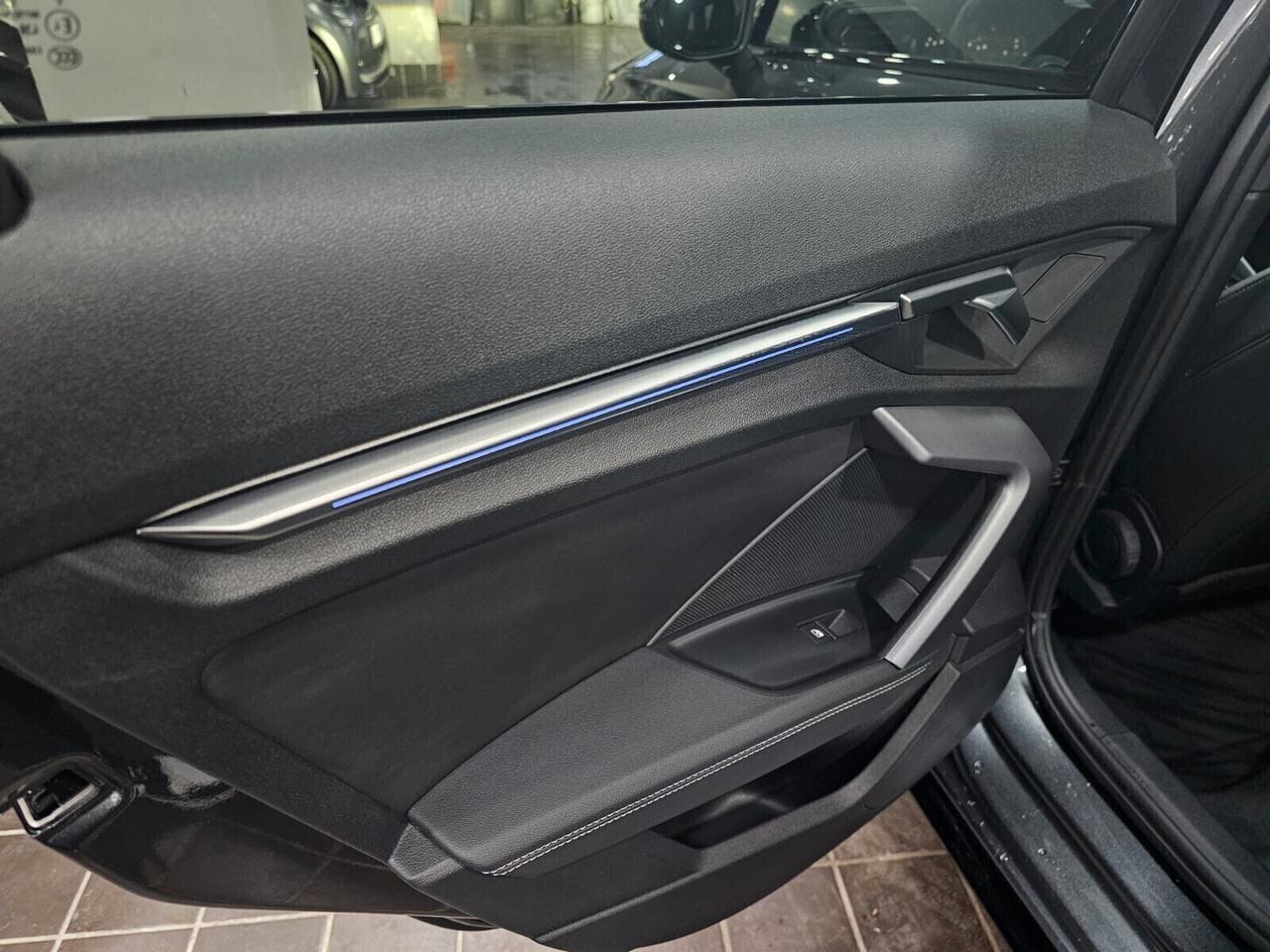 NUOVA AUDI A3 SPORTBACK SPB S-LINE 35TDI 150CV S-TRONIC BLACK -LUCI- SONOS- SEDILI ELETTRICI-RISCALDATI-MASSAGGIANTI