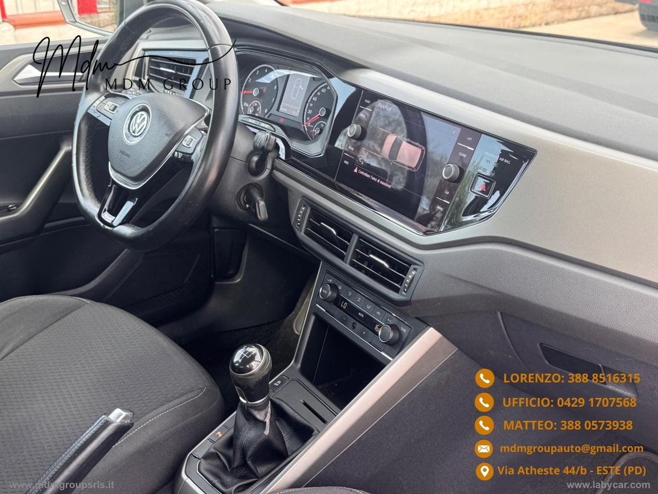 VOLKSWAGEN Polo 1.0 MPI 75CV 5p. Comfortline BMT OK NEOPATENTATI