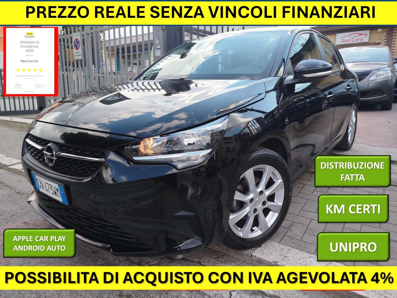 OPEL CORSA 1.2-75cv UNIPRO*DISTRIBUZIONE FATTA**PREZZO VERO* KM CERTI -