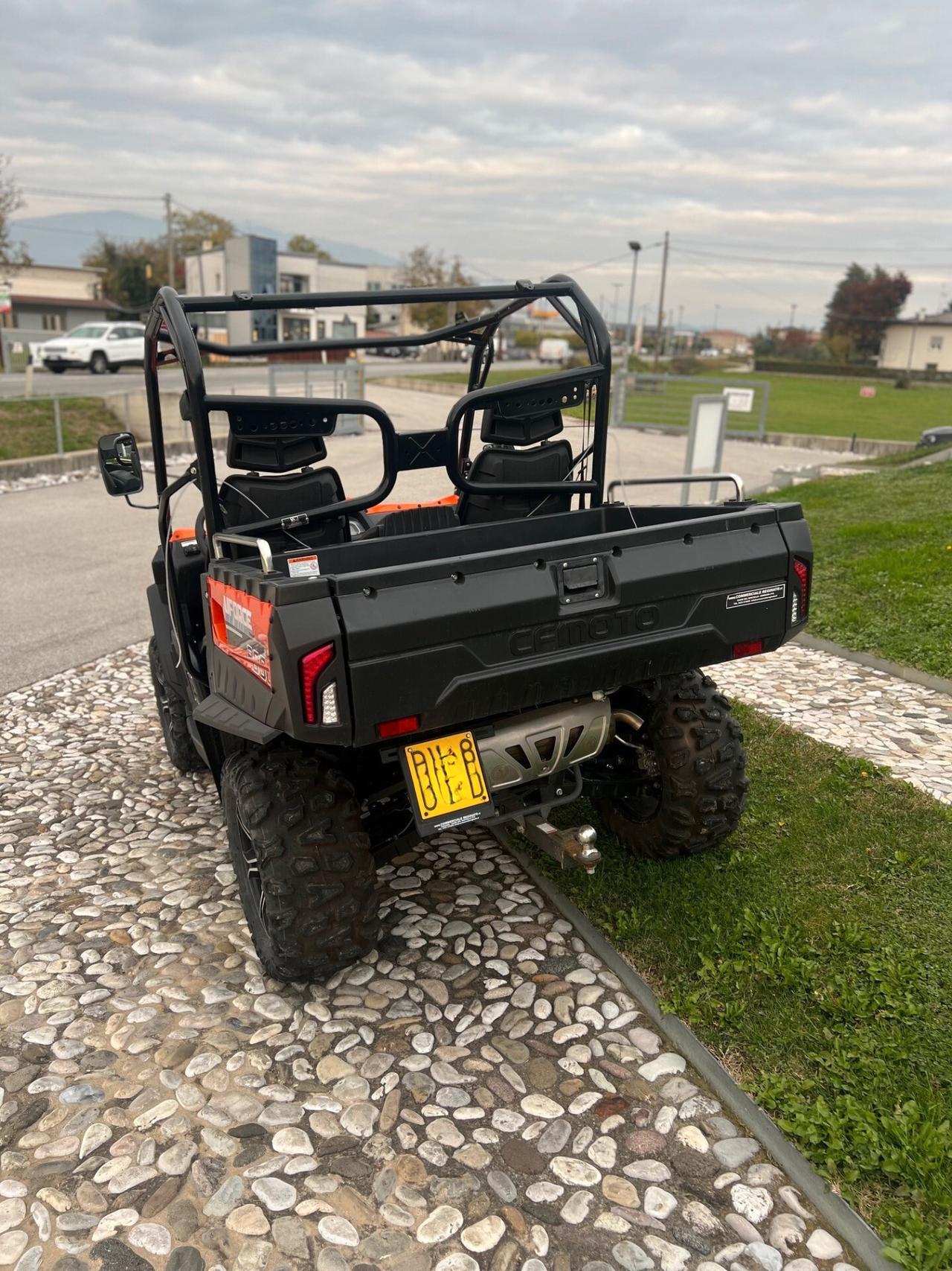 Cf Moto UForce 550 Targa Gialla - Macchina Agricola