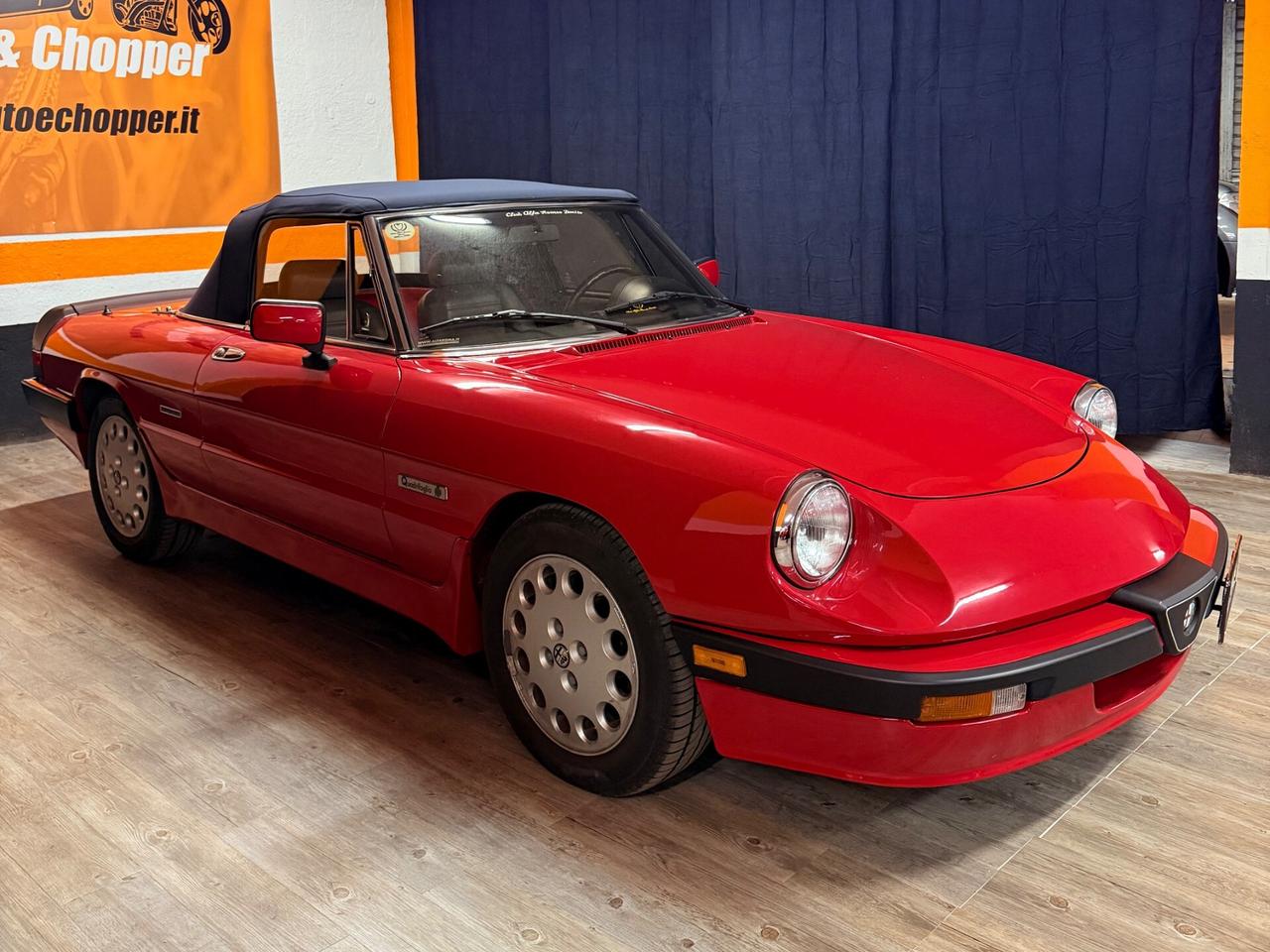 STUPENDA ALFA ROMEO SPIDER QUADRIFOGLIO VERDE IN CONDIZIONI DA VETRINA