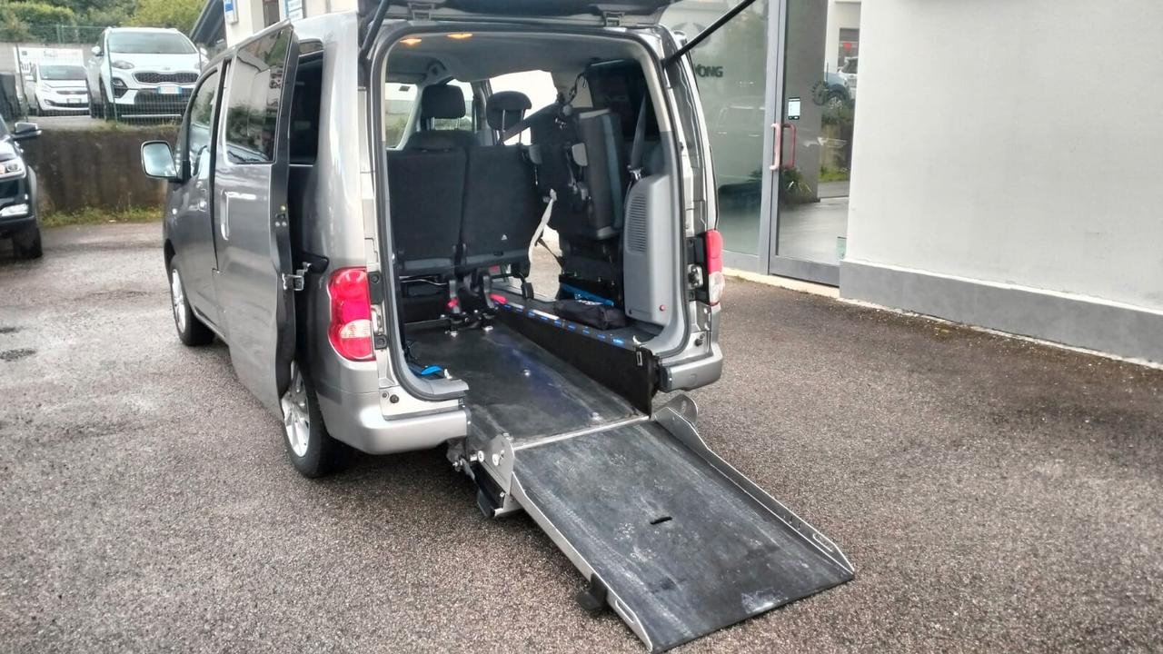 Nissan NV200 EVALIA 1.5 DCI TRASPORTO DISABILI CON PEDANA 7 POSTI