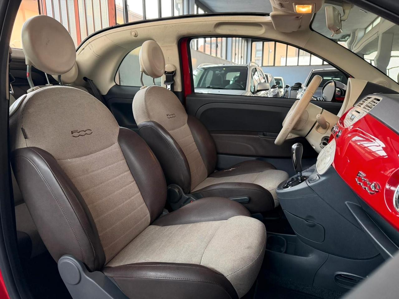 Fiat 500 CABRIO 1.2cc LOUNGE 69cv C/AUTOMATICO - 1 PROPRIETARIO