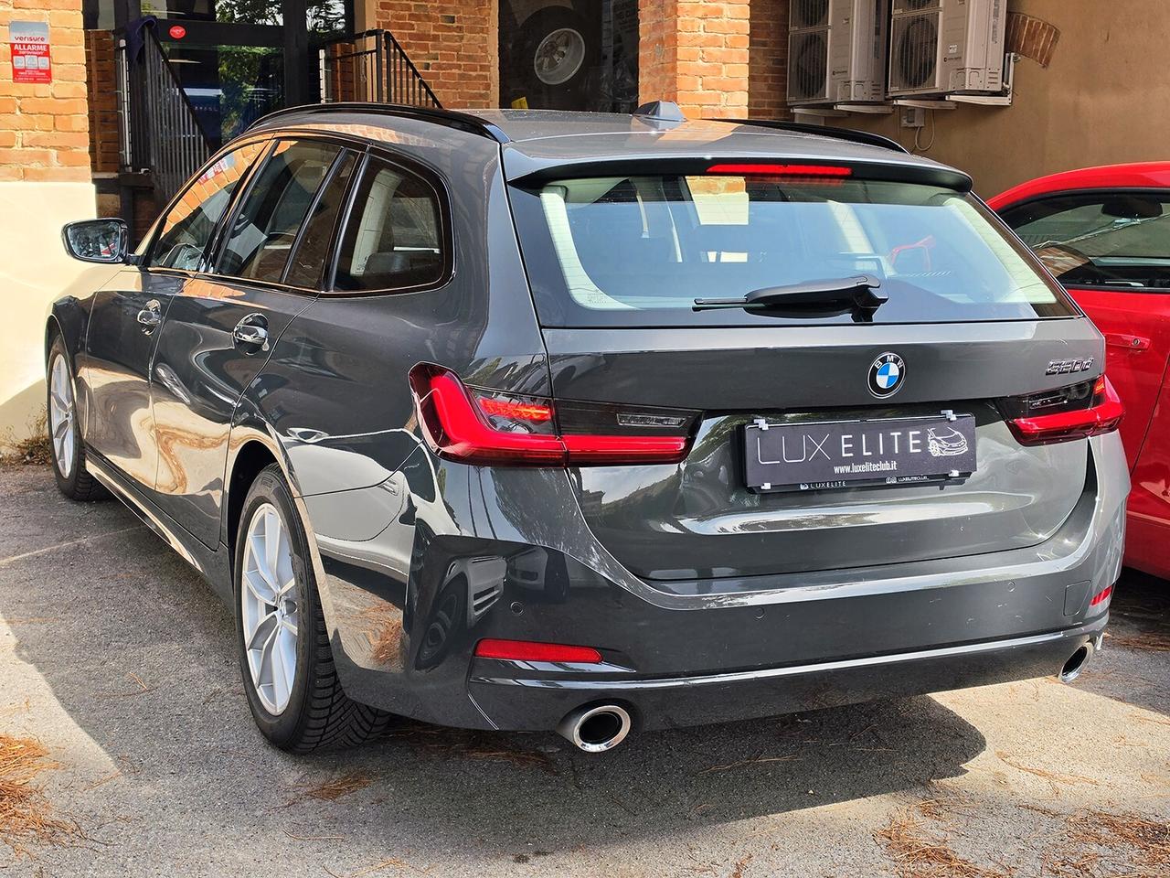Bmw 320 320D G21 TOURING 48V MHEV ADVANTAGE _ SERVICE BMW _ TETTO FULL GLASS _ FULL LED _ DRAVIT GREY METALLIC