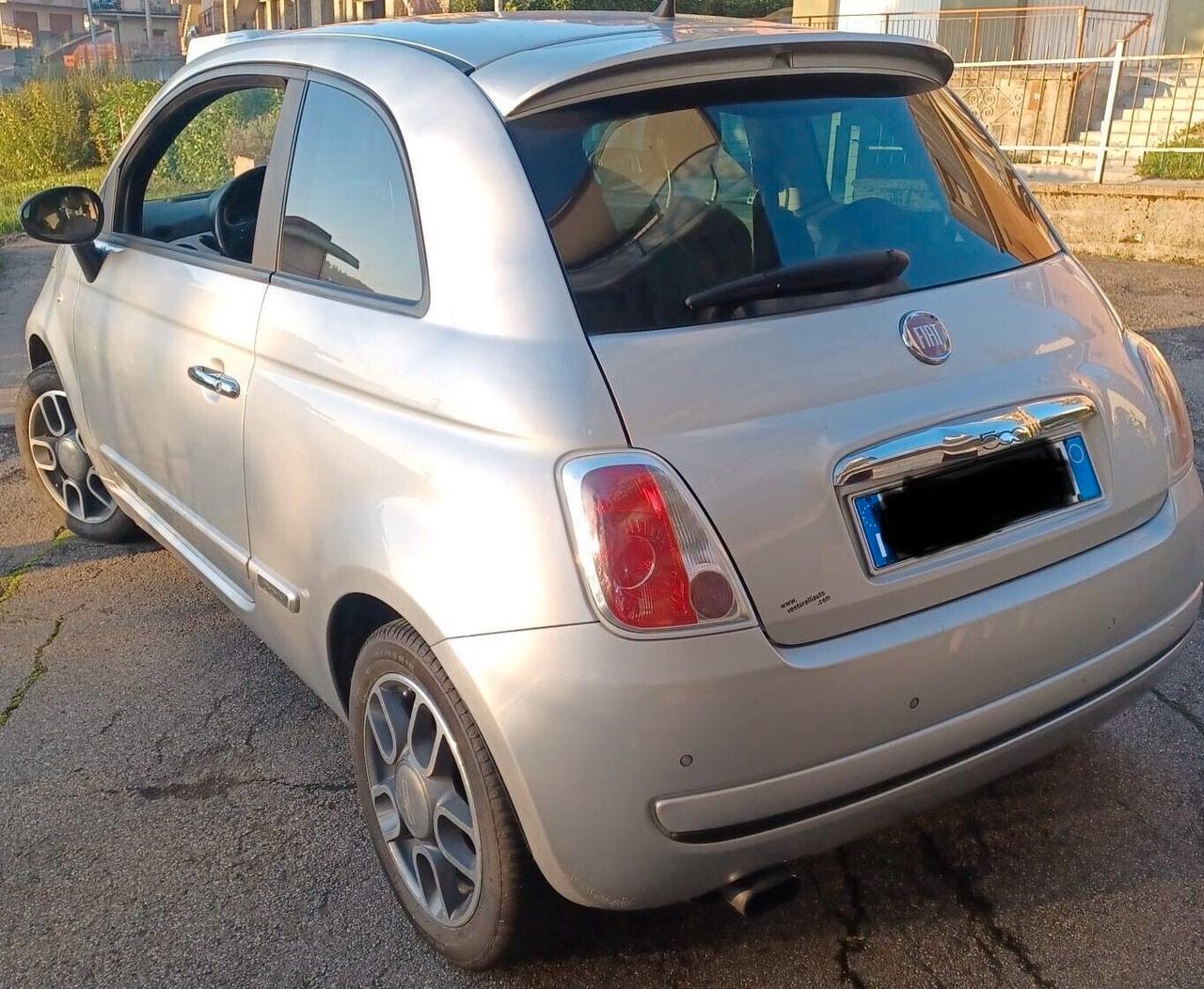 Fiat 500 sport, tdi, grigio metalizzata, completamente manutentata, neo patentati