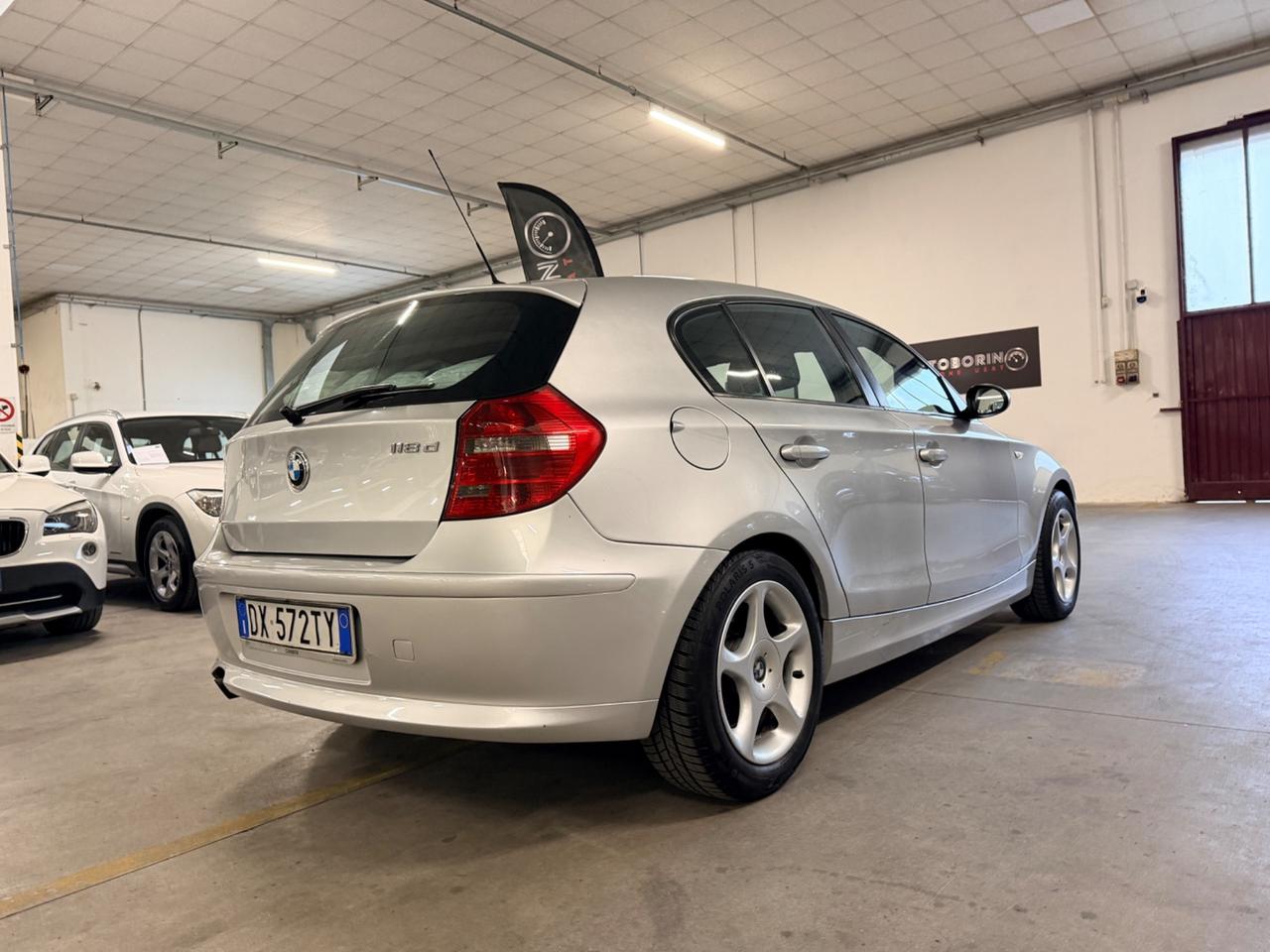 Bmw 118 118d cat 5 porte Futura DPF