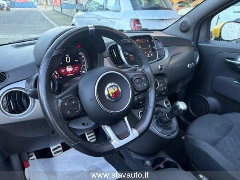 Abarth 595 595 C 1.4 Turbo T-Jet 165 CV Pista - Scarico Record Monza, Pinze freno Gialle e Dischi freno