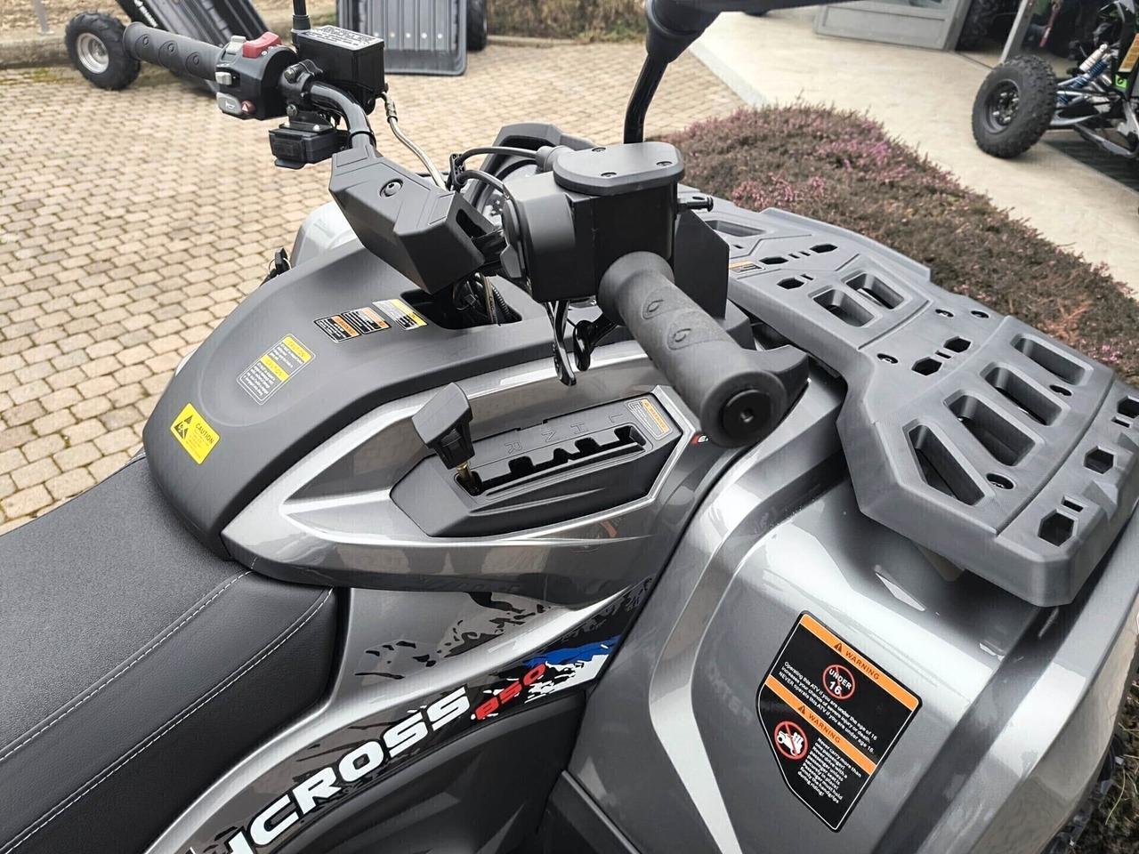 QUAD AODES ODES 850 PATHCROSS TARGA GIALLA