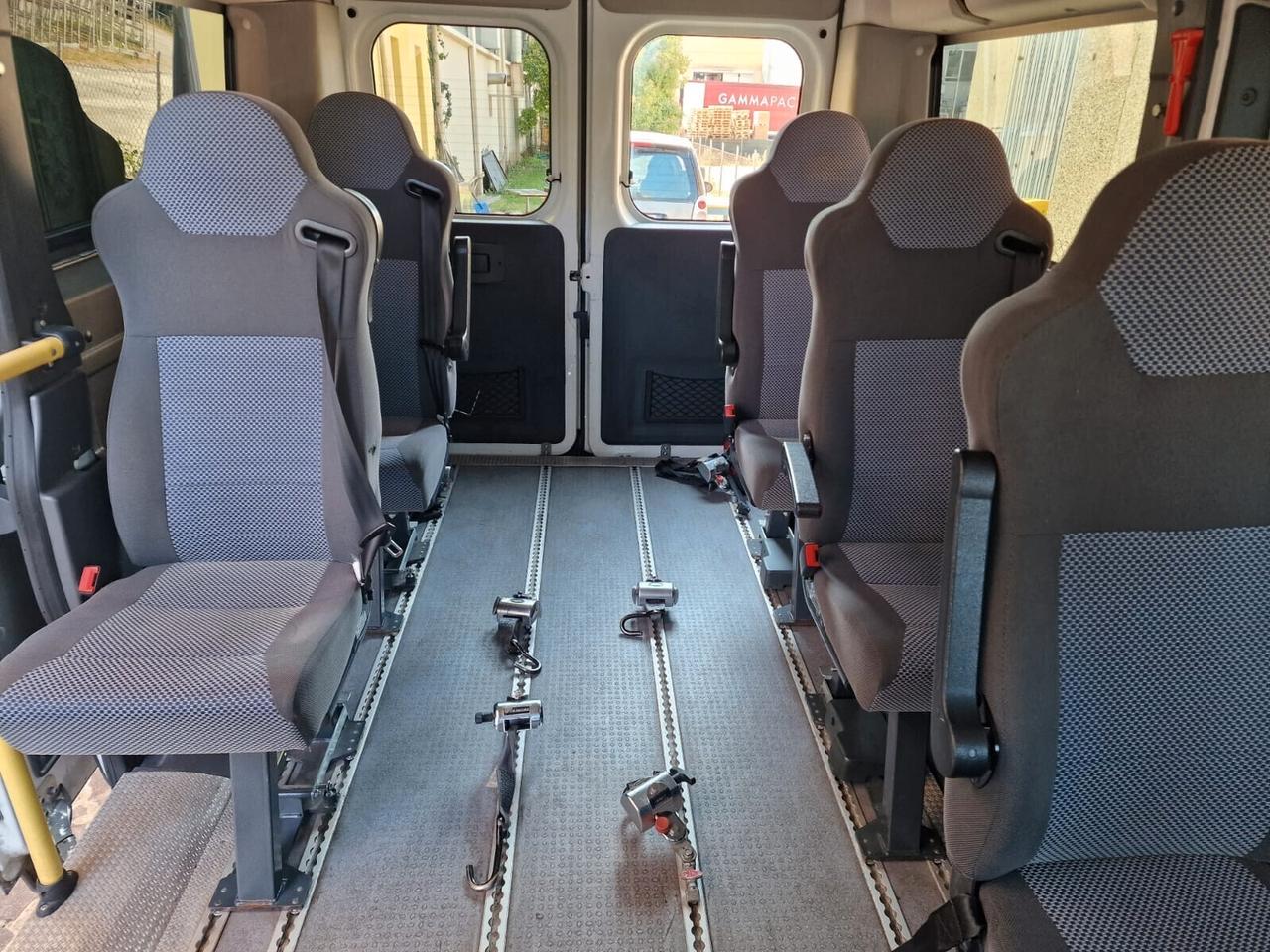 Fiat Ducato 2.3 MJT trasporto disabili 9 POSTI