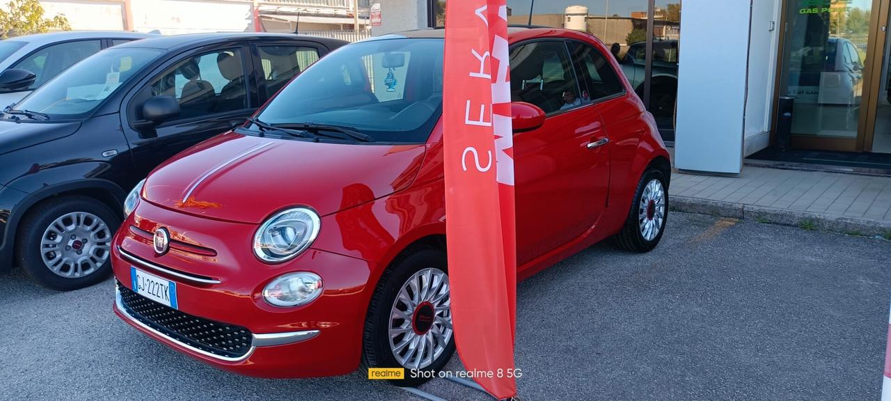Fiat 500 1.0 Hybrid Red