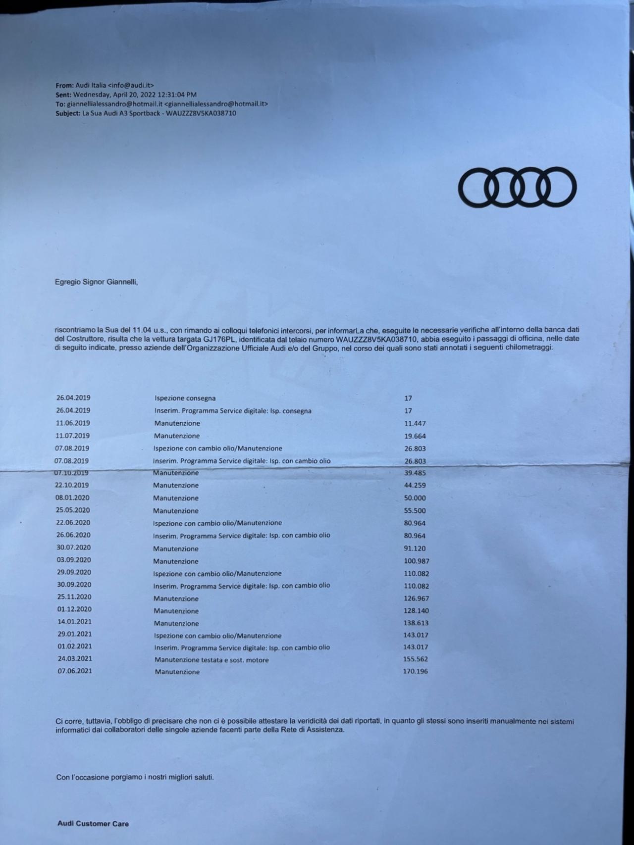 AUDI A3 SPB 30 115CV S-TRONIC S-LINE STUPENDA