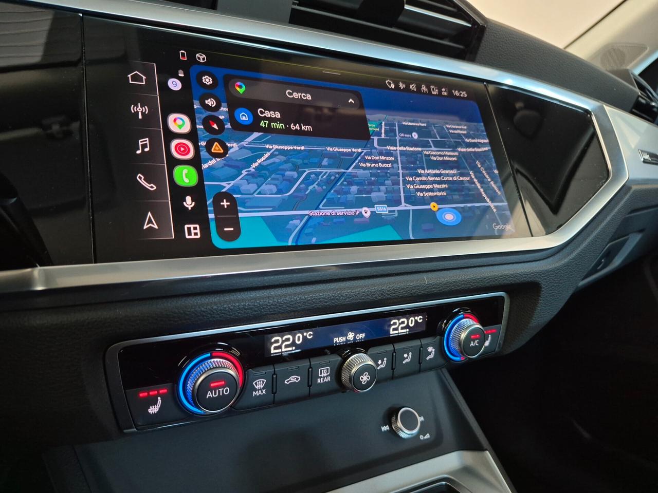 Audi Q3 SPB 35 TFSI S-TRONIC APPLE CAR PLAY/ANDROID AUTO ACC VIRTUAL COCKPIT DRIVE SELECT C.18" SEDILI RISCALDABILI
