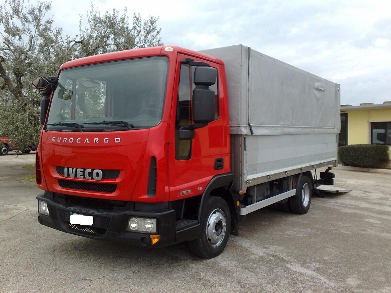 Iveco 75E14 CENTINA ALZA-ABBASSA + SPONDA - 2012