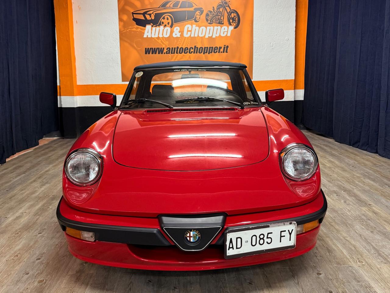 STUPENDA ALFA ROMEO SPIDER QUADRIFOGLIO VERDE IN CONDIZIONI DA VETRINA