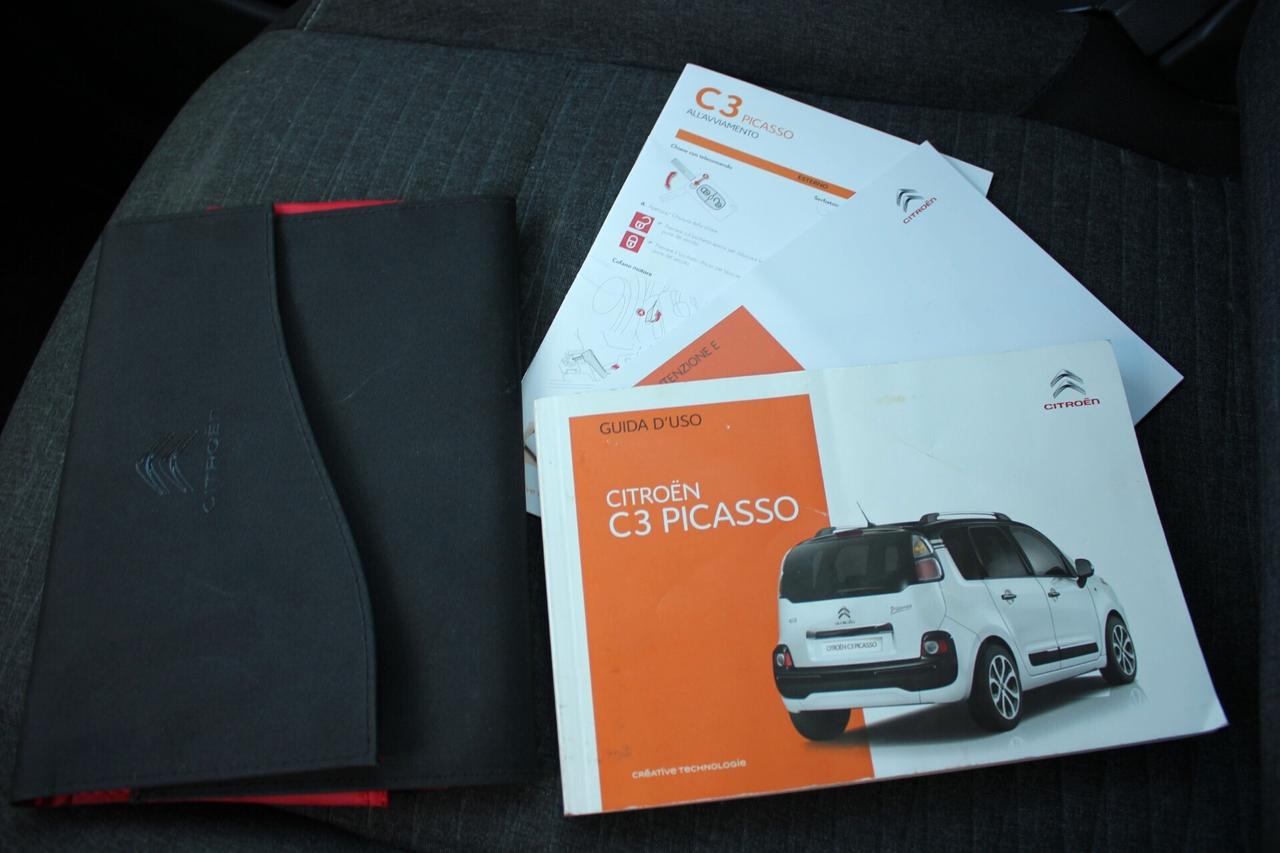 Citroen C3 Picasso 1.6 hdi 100 CV EURO 6 GARANZIA 12 M DISTRIBUZ. OK