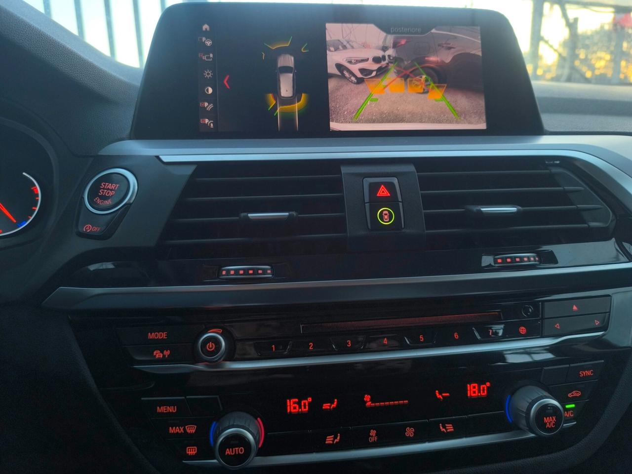 BMW X3 XDRIVE 2.0 DIESEL 190cv 07/20 KM 99.000 TAGLIANDI BMW LED/NAV/SENS.ANT POST/