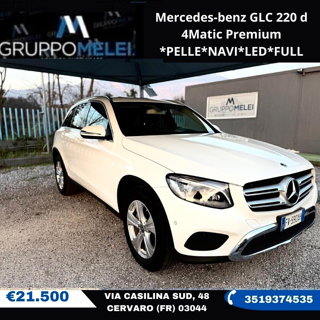 Mercedes-benz GLC 220 d 4Matic Premium *PELLE*NAVI*LED*FULL