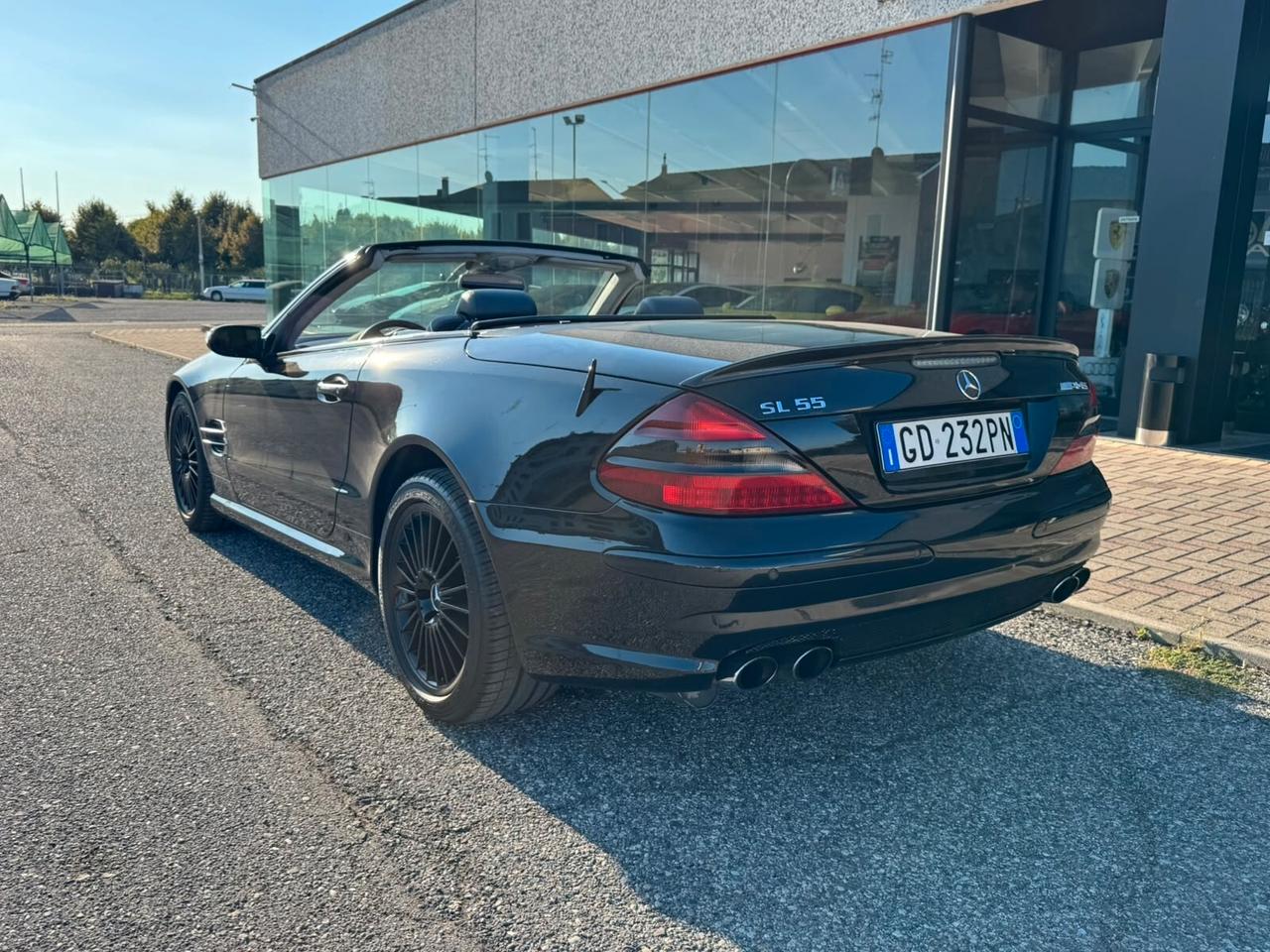 Mercedes SL 55 AMG targa oro