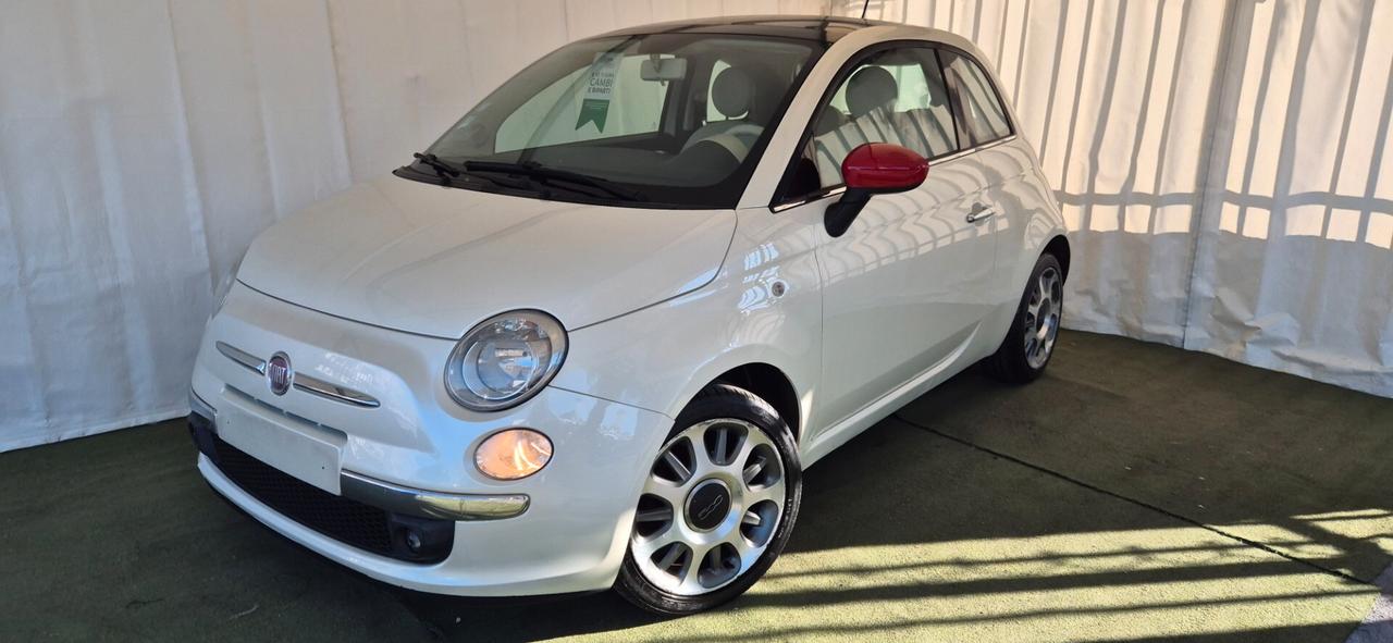 FIAT 500 1.2 BENZINA 69CV Tetto Panora 05/2009