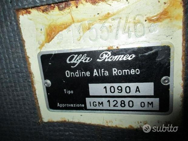 ALFA ROMEO ONDINE