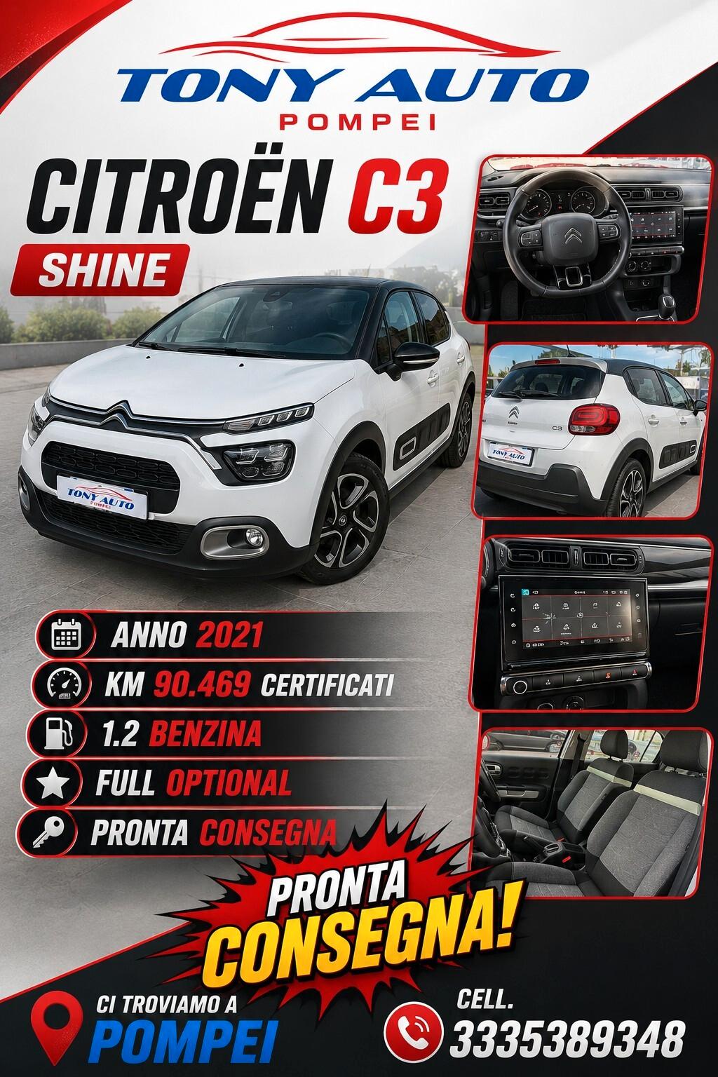 Citroen C3 PureTech 83 S&S Shine